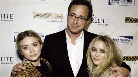 olsen twins and bob saget|Olsen Twins and More Full House Stars Pay Tribute。